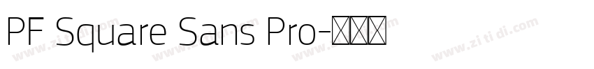 PF Square Sans Pro字体转换